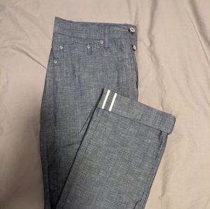 Gustin #435 ultralight selvedge chambray pants - straight